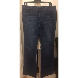 WHBM Beautiful Dark Denim Blue Jeans Size 10R